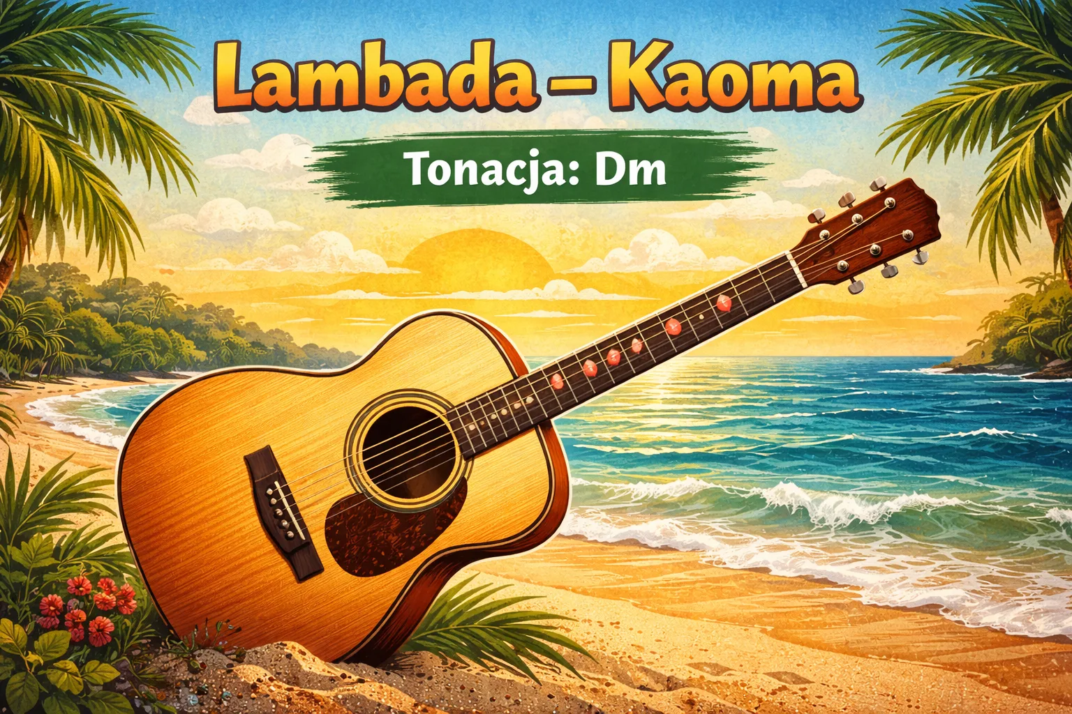 Lambada Kaoma - tabulatura na gitare, akordy i skala do improwizacji